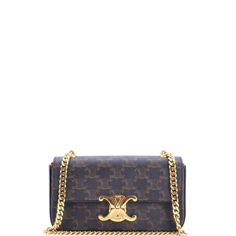 Celine Triomphe Chain Shoulder Bag #265015C23B